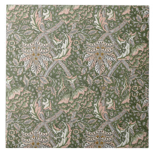 William Morris Vintage Windrush Blumen Foliage Fliese