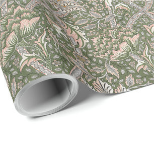 William Morris Vintage Windrush Blumen Foliage  Geschenkpapier