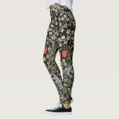 William Morris - Vintages Blackthorn-Muster Leggings (Links)