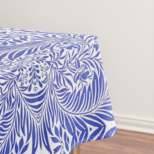William Morris Vintages Blumenmuster Blau Weiß Tischdecke (Beispiel)