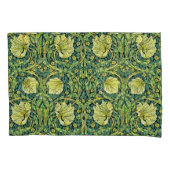 William Morris Vintages Blumenmuster Gelbes Grün Kissenbezug (Vorderseite-Links)