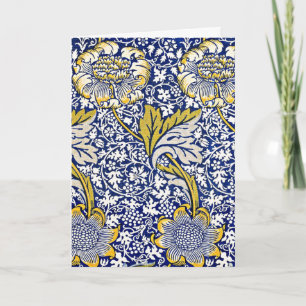 William Morris Vintages Blumenmuster Karte