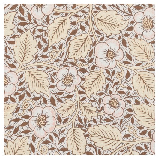 William Morris Vintages Blumenmuster Stoff (Nahaufnahme)