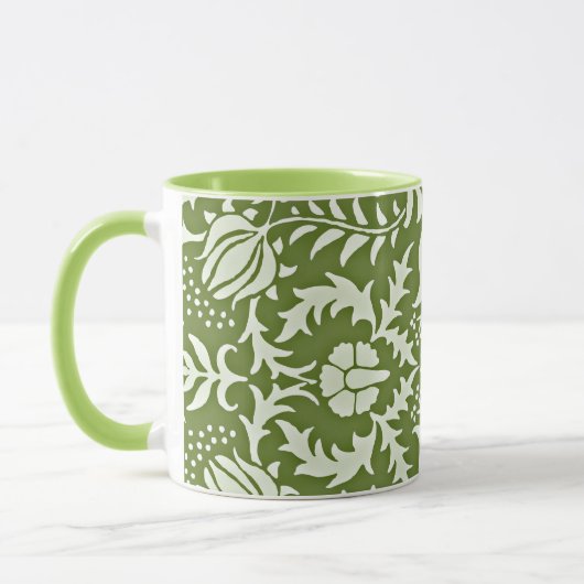 William Morris, Vintages Blumenmuster, Tasse (Links)