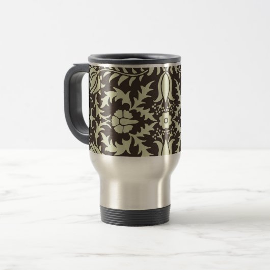 William Morris, Vintages Blumenmuster, Tasse (Vorderseite Links)
