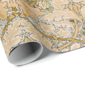 William Morris - Vintages Foliage- und Blumenmuste Geschenkpapier (Rolleneckpunkt)