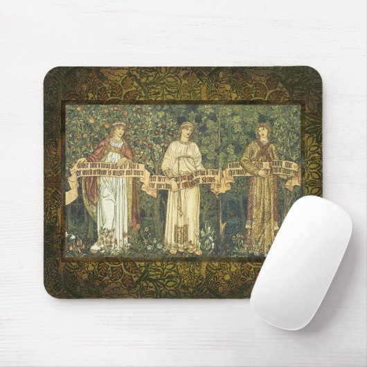 William Morris Vintages Mousepad (Mit Mouse)