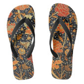 William Morris - Vintages Muster Badesandalen (Fußbett)