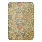 William Morris - Vintages Rosa und Rose Badematte (Vorderseite Vertikal)