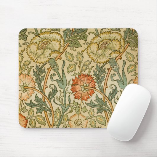William Morris - Vintages Rosa und Rose Mousepad (Mit Mouse)