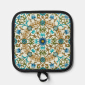William Morris Vintages Weinkeller Muster Topflappen (Vorderseite)