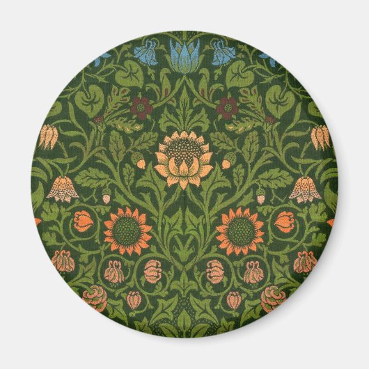 William Morris Violet and Columbine Art Rug Magnet (Vorne)