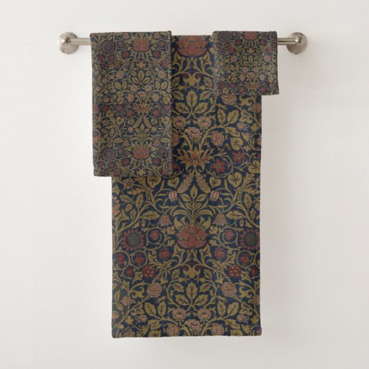 William Morris: Violet & Columbine Towel Set (Insitu)