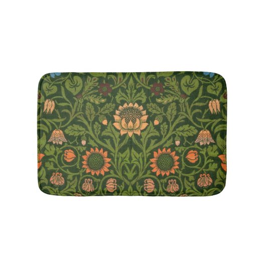 William Morris Violet und Columbine Art Rug Badematte (Vorderseite)