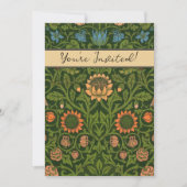 William Morris Violet und Columbine Art Rug Einladung (Vorderseite)