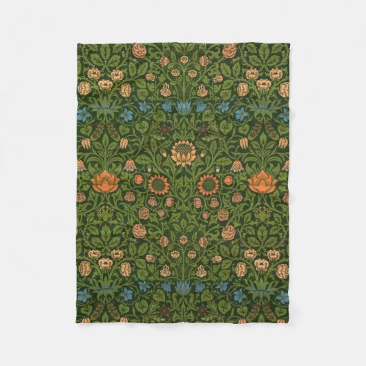 William Morris Violet und Columbine Art Rug Fleecedecke (Vorderseite)