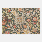 William Morris Violet und Columbine Art Rug Geschenkpapier Set (Vorderseite 3)