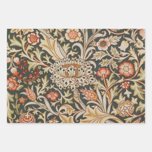 William Morris Violet und Columbine Art Rug Geschenkpapier Set (Vorderseite 3)
