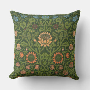 William Morris Violet und Columbine Art Rug Kissen