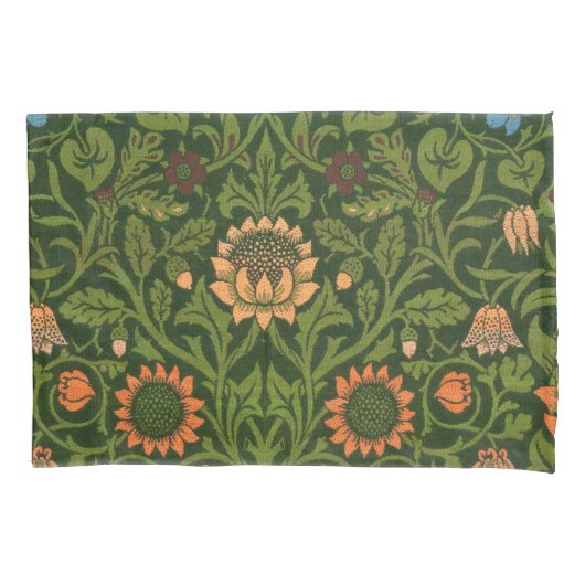 William Morris Violet und Columbine Art Rug Kissenbezug (Vorderseite)