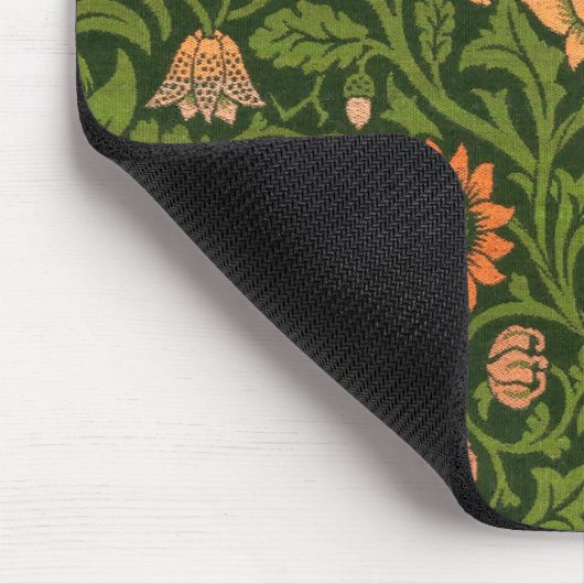 William Morris Violet und Columbine Art Rug Mousepad (Ecke)