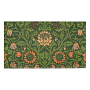 William Morris Violet und Columbine Art Rug Namenschild