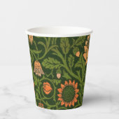 William Morris Violet und Columbine Art Rug Pappbecher (Vorderseite)