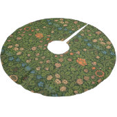 William Morris Violet und Columbine Art Rug Polyester Weihnachtsbaumdecke (Schrägansicht)