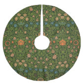 William Morris Violet und Columbine Art Rug Polyester Weihnachtsbaumdecke (Vorderseite)