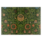 William Morris Violet und Columbine Art Rug Schneidebrett (Vorderseite)