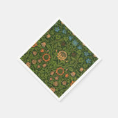 William Morris Violet und Columbine Art Rug Serviette (Ecke)