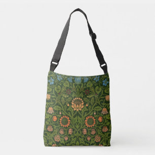 William Morris Violet und Columbine Art Rug Tragetaschen Mit Langen Trägern