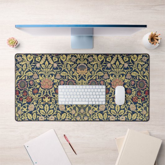 William Morris Violetten und Akeleien Kunst Schreibtischunterlage (Büro 1)