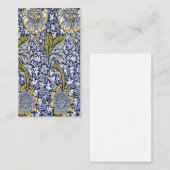 william morris visitenkarte (Vorne/Hinten)