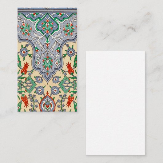 william morris visitenkarte (Vorne/Hinten)