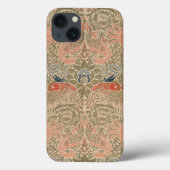 William-Morris-Vögel-berühmtes Muster Case-Mate iPhone Hülle (Rückseite)