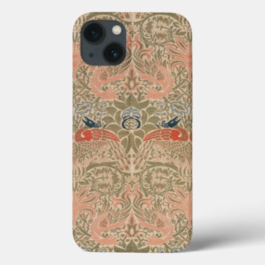 William-Morris-Vögel-berühmtes Muster Case-Mate iPhone Hülle (Rückseite)