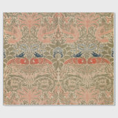 William-Morris-Vögel-berühmtes Muster Geschenkpapier (Flach)