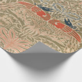William-Morris-Vögel-berühmtes Muster Geschenkpapier (Ecke)