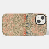William-Morris-Vögel-berühmtes Muster iPhone Hülle (Rückseite (Horizontal))