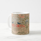 William-Morris-Vögel-berühmtes Muster Kaffeetasse (Vorderseite Links)