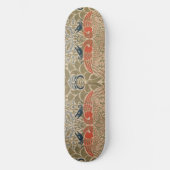 William-Morris-Vögel-berühmtes Muster Skateboard (Vorderseite)