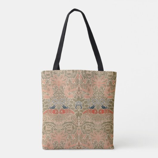 William-Morris-Vögel-berühmtes Muster Tasche (Rückseite)