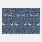 William Morris, Vögel Muster Geschenkpapier Set (Vorderseite 2)