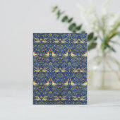 William Morris Vogel Muster Postkarte (Stehend Vorderseite)