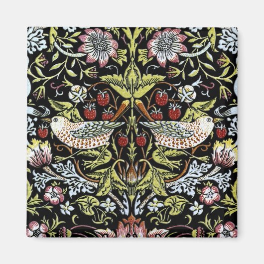 William Morris - Vögel und Blume 2 Magnet (Vorne)