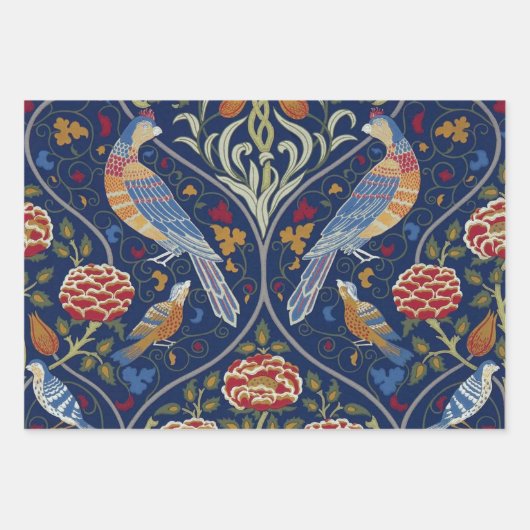 William Morris, Vögel und Blume Geschenkpapier Set (Vorderseite 3)