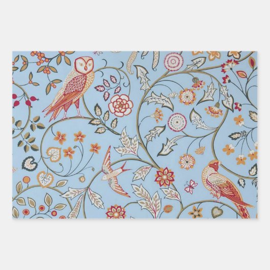 William Morris, Vögel und Blume Geschenkpapier Set (Vorderseite 2)