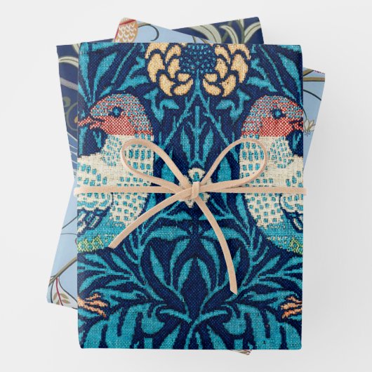 William Morris, Vögel und Blume Geschenkpapier Set (Beispiel)