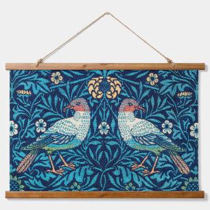 William Morris, Vögel und Blume Wandteppich Mit Holzrahmen